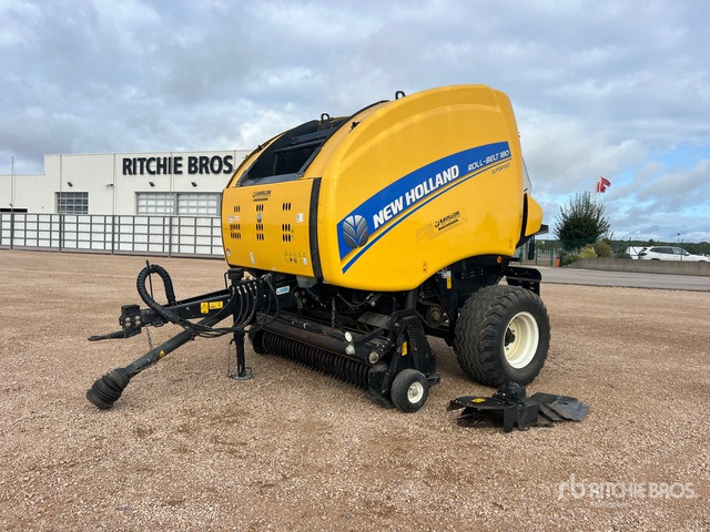 2015 New Holland Roll Belt 180 Presse A Balles Rondes 1 Essieu S/A Round Baler - Presse à balles rondes: photos 2 2015 New Holland Roll Belt 180 Presse A Balles Rondes 1 Essieu S/A Round Baler - Presse à balles rondes: photos 2