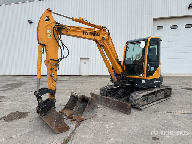2017 Hyundai R60CR-9A Mini-Pelle Mini Excavator: <6.6t - Mini pelle: photos 2 2017 Hyundai R60CR-9A Mini-Pelle Mini Excavator: <6.6t - Mini pelle: photos 2