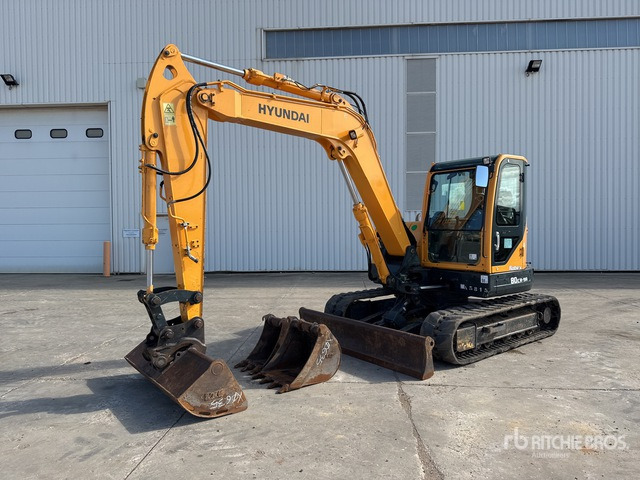 2018 Hyundai R80CR-9A Pelle Sur Chenilles Tracked Excavator - Pelle sur chenille: photos 2 2018 Hyundai R80CR-9A Pelle Sur Chenilles Tracked Excavator - Pelle sur chenille: photos 2