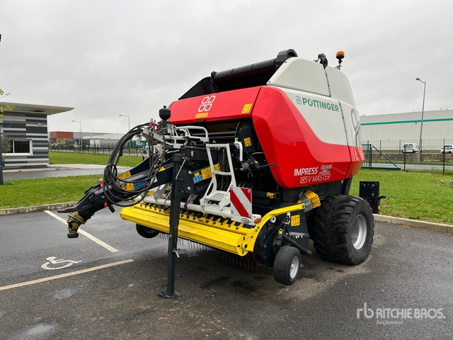 2018 Pottinger Impress 185 V Master Presse A Balles Rondes 1 Essieu S/A Round Baler - Presse à balles rondes: photos 2 2018 Pottinger Impress 185 V Master Presse A Balles Rondes 1 Essieu S/A Round Baler - Presse à balles rondes: photos 2