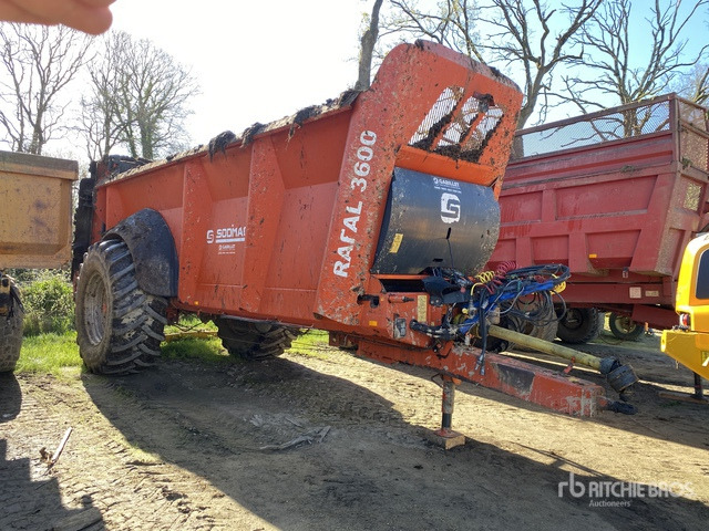2018 Sodimac Rafal 3600 S/A Epandeur A Fumier 1 Essieu Manure Spreader - Epandeur à fumier: photos 2 2018 Sodimac Rafal 3600 S/A Epandeur A Fumier 1 Essieu Manure Spreader - Epandeur à fumier: photos 2