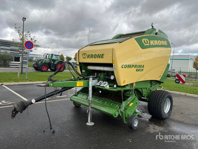 2020 Krone Comprima V 150 Presse A Balles Rondes 1 Essieu S/A Round Baler - Presse à balles rondes: photos 1 2020 Krone Comprima V 150 Presse A Balles Rondes 1 Essieu S/A Round Baler - Presse à balles rondes: photos 1