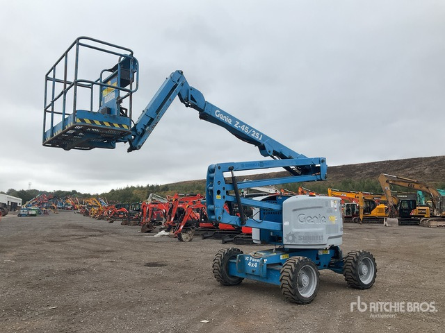 2014 Genie Z45/25J 4WD Diesel Articulating Boom Lift - Nacelle articulée: photos 1 2014 Genie Z45/25J 4WD Diesel Articulating Boom Lift - Nacelle articulée: photos 1
