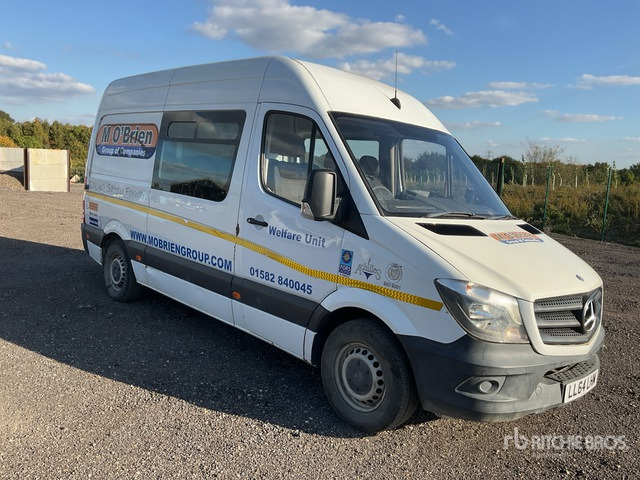 2014 Mercedes-Benz Sprinter 313 CDI 4x2 Welfare Van Truck - Fourgon utilitaire, Véhicule de voirie/ Spécial: photos 1 2014 Mercedes-Benz Sprinter 313 CDI 4x2 Welfare Van Truck - Fourgon utilitaire, Véhicule de voirie/ Spécial: photos 1