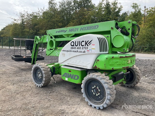 2015 Nifty HR21 4WD Hybrid Articulating Boom Lift - Nacelle articulée: photos 3 2015 Nifty HR21 4WD Hybrid Articulating Boom Lift - Nacelle articulée: photos 3