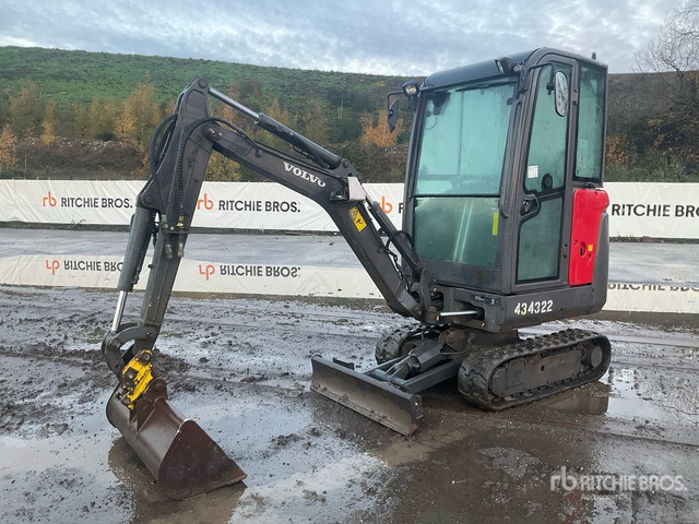 Mini pelle 2016 Volvo EC18D Mini Excavator:  &lt;6.6t