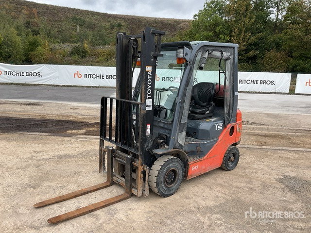 2018 Toyota 02-8FGF15 1500 kg Forklift - Chariot élévateur: photos 4 2018 Toyota 02-8FGF15 1500 kg Forklift - Chariot élévateur: photos 4