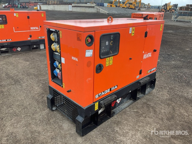 2019 JCB G18RS 18 kVA Skid-Mounted Generator Set - Groupe électrogène: photos 1 2019 JCB G18RS 18 kVA Skid-Mounted Generator Set - Groupe électrogène: photos 1