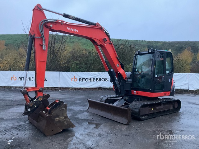 2019 Kubota KX080-4 Tracked Excavator - Pelle sur chenille: photos 1 2019 Kubota KX080-4 Tracked Excavator - Pelle sur chenille: photos 1