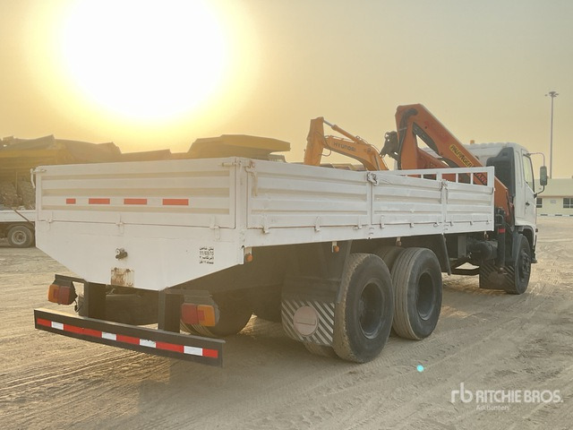 2008 Hino 145 2007 Palfinger K10000 Knuckle B ... Flatbed Truck with Crane - Camion plateau, Camion grue: photos 3 2008 Hino 145 2007 Palfinger K10000 Knuckle B ... Flatbed Truck with Crane - Camion plateau, Camion grue: photos 3