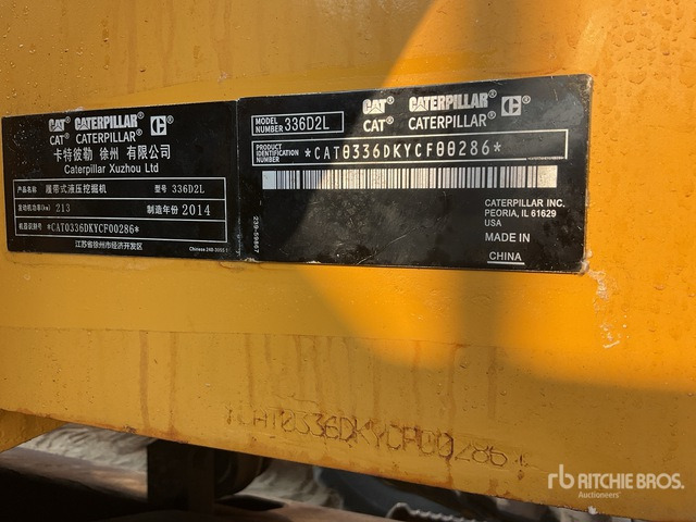 2014 Cat 336D2L - Pelle sur chenille: photos 2 2014 Cat 336D2L - Pelle sur chenille: photos 2