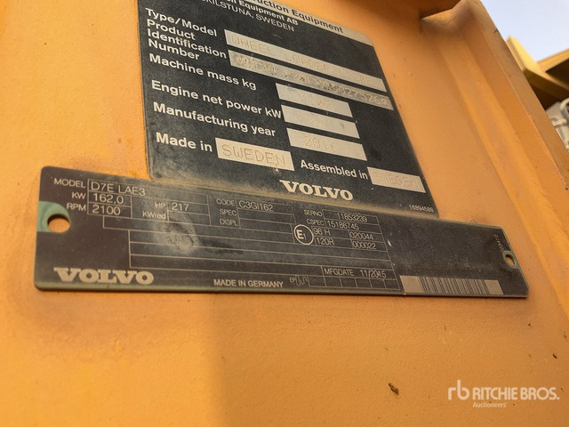 2016 Volvo L120F Wheel Loader - Chargeuse sur pneus: photos 3 2016 Volvo L120F Wheel Loader - Chargeuse sur pneus: photos 3