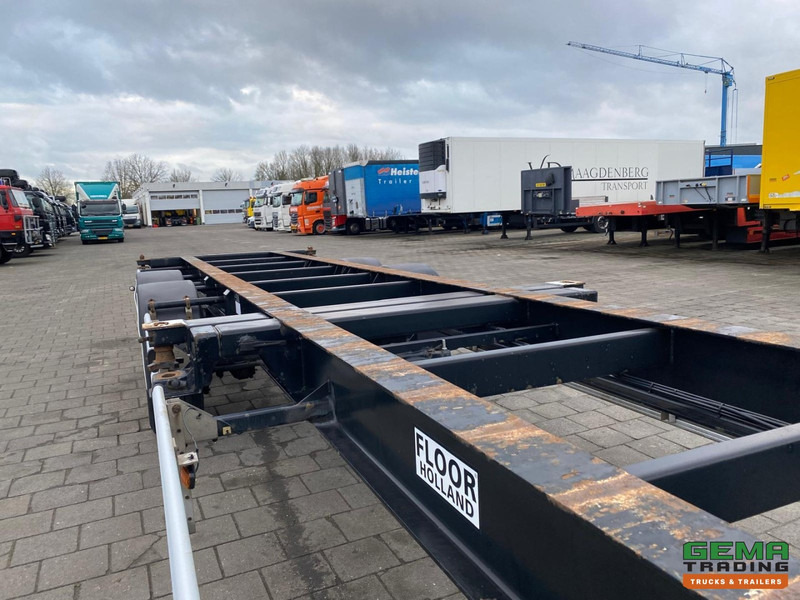 Semi-remorque porte-conteneur/ Caisse mobile Floor FLCO 12-18 2-Assen BPW - Trommelremmen - 2x 20FT en 40FT Aansluiting - 4140KG: photos 11