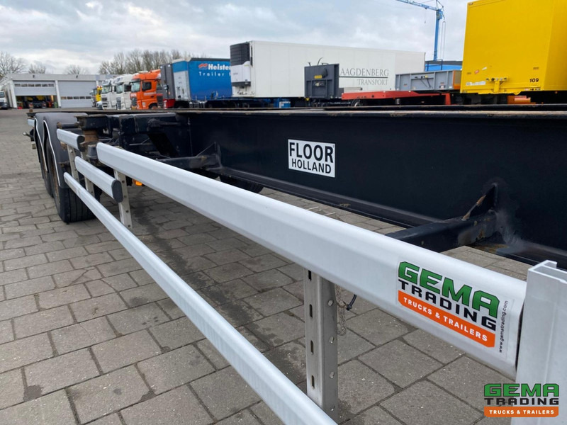 Semi-remorque porte-conteneur/ Caisse mobile Floor FLCO 12-18 2-Assen BPW - Trommelremmen - 2x 20FT en 40FT Aansluiting - 4140KG: photos 9
