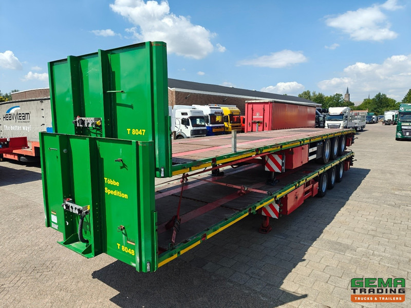HRD NTS 3-Assen SAF - MEGA - Heavy Duty - Rongpotten/Rongen - Schuine Achterkant met Rijgoot - Zware kantbalk - Semi-remorque plateau: photos 2 HRD NTS 3-Assen SAF - MEGA - Heavy Duty - Rongpotten/Rongen - Schuine Achterkant met Rijgoot - Zware kantbalk - Semi-remorque plateau: photos 2