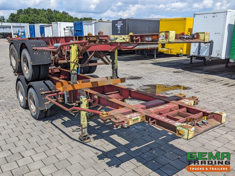 Krone SZC 20FT 2-Assen ROR - STEEL Suspension - DOUBLE tires - DrumBrakes - Semi-remorque porte-conteneur/ Caisse mobile: photos 4 Krone SZC 20FT 2-Assen ROR - STEEL Suspension - DOUBLE tires - DrumBrakes - Semi-remorque porte-conteneur/ Caisse mobile: photos 4