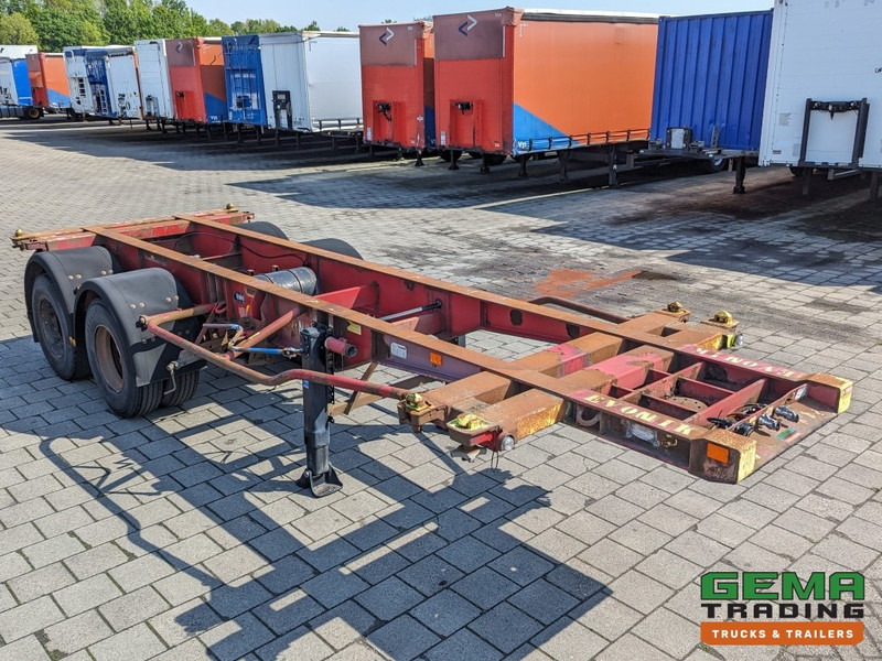 Krone SZC 20FT 2-Assen ROR - STEEL Suspension - DOUBLE tires - DrumBrakes (O1869) - Semi-remorque porte-conteneur/ Caisse mobile: photos 3 Krone SZC 20FT 2-Assen ROR - STEEL Suspension - DOUBLE tires - DrumBrakes (O1869) - Semi-remorque porte-conteneur/ Caisse mobile: photos 3