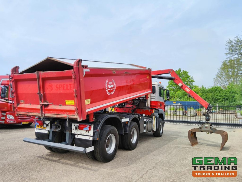 MAN TGS 26.400 6x6 4 Daycab Euro4 - HMF1643Z2 - Hyva 2-Zijdige Kipper 5.4m. - REBUILT ENGINE - TOP! (V584) - Camion benne, Camion grue: photos 4 MAN TGS 26.400 6x6 4 Daycab Euro4 - HMF1643Z2 - Hyva 2-Zijdige Kipper 5.4m. - REBUILT ENGINE - TOP! (V584) - Camion benne, Camion grue: photos 4