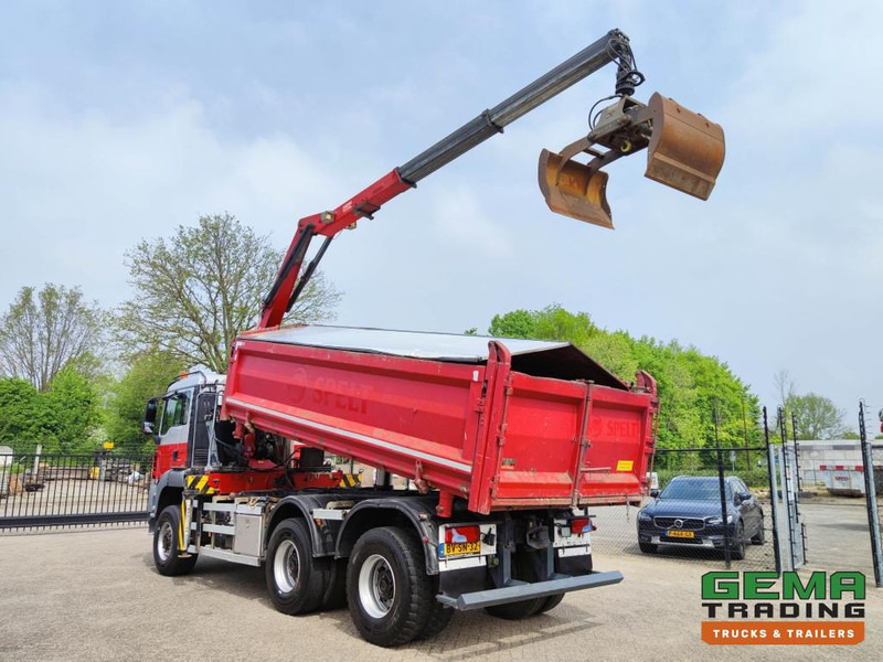 MAN TGS 26.400 6x6 4 Daycab Euro4 - HMF1643Z2 - Hyva 2-Zijdige Kipper 5.4m. - REBUILT ENGINE - TOP! (V584) - Camion benne, Camion grue: photos 5 MAN TGS 26.400 6x6 4 Daycab Euro4 - HMF1643Z2 - Hyva 2-Zijdige Kipper 5.4m. - REBUILT ENGINE - TOP! (V584) - Camion benne, Camion grue: photos 5