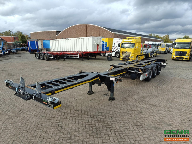 Pacton TXC343 3-Assen SAF - Schijfremmen - LiftAs - VasteKop - Alle Aansluitingen - 4740KG - Semi-remorque porte-conteneur/ Caisse mobile: photos 1 Pacton TXC343 3-Assen SAF - Schijfremmen - LiftAs - VasteKop - Alle Aansluitingen - 4740KG - Semi-remorque porte-conteneur/ Caisse mobile: photos 1