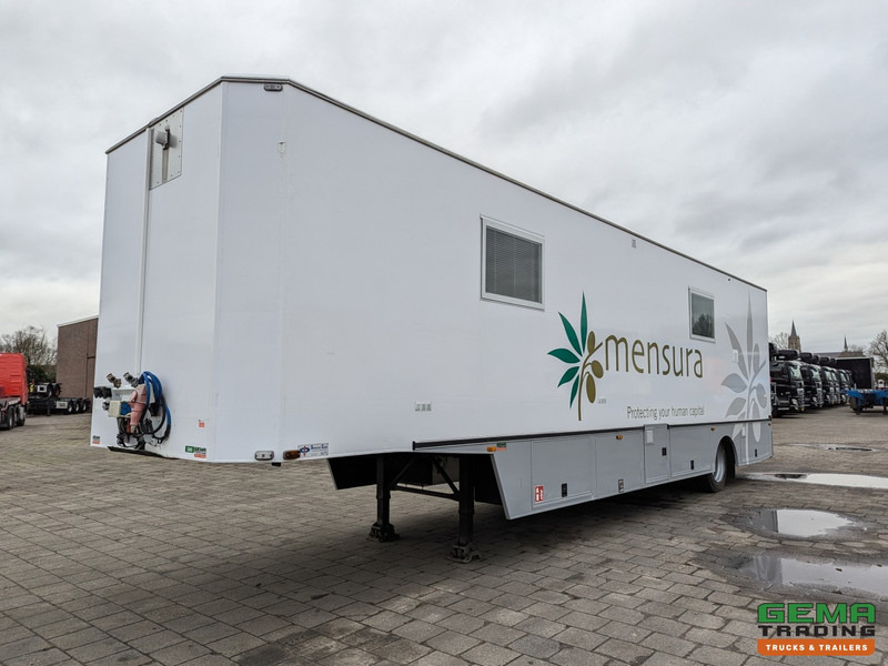 Trax S161DAP 1-Assige 11.3m KantoorTrailer / MobileHome - Airco's - Toilet - Standkachel - Watertank - Semi-remorque: photos 2 Trax S161DAP 1-Assige 11.3m KantoorTrailer / MobileHome - Airco's - Toilet - Standkachel - Watertank - Semi-remorque: photos 2