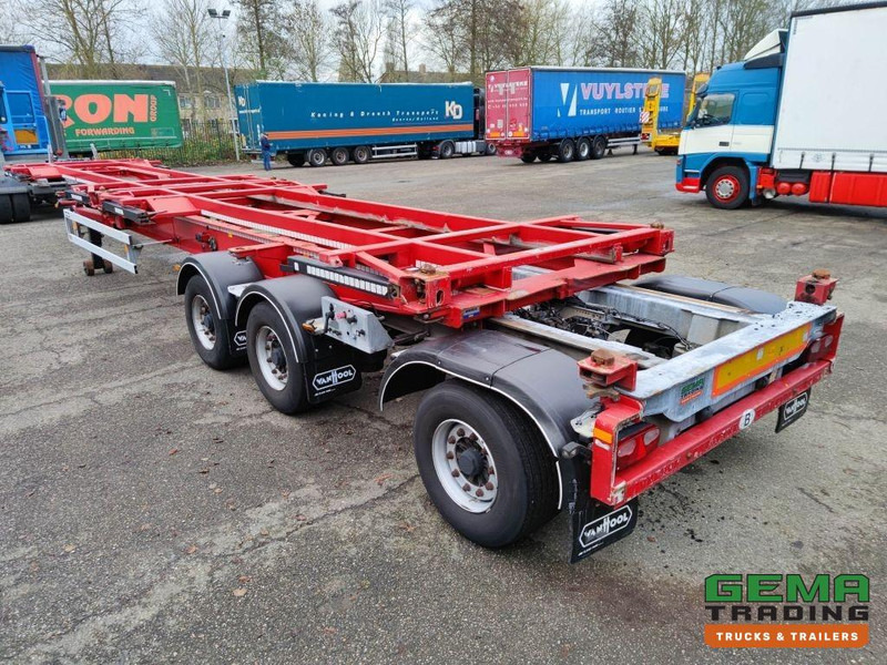 Van Hool A3C002 StuurasAs - 2x 20FT Frames - All Connections (O826) - Semi-remorque porte-conteneur/ Caisse mobile: photos 2 Van Hool A3C002 StuurasAs - 2x 20FT Frames - All Connections (O826) - Semi-remorque porte-conteneur/ Caisse mobile: photos 2
