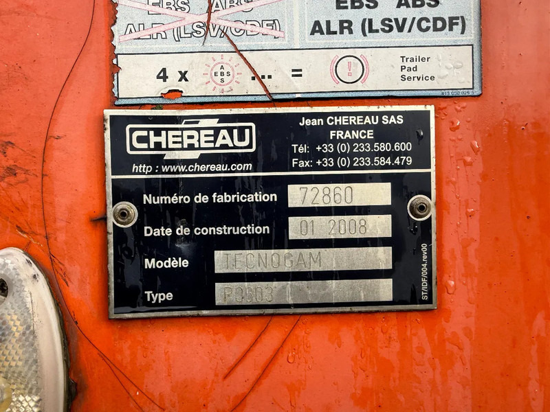 Chereau 3 Axle Thermoking SL 250 1850 7CM Side H260cm - Semi-remorque frigorifique: photos 4 Chereau 3 Axle Thermoking SL 250 1850 7CM Side H260cm - Semi-remorque frigorifique: photos 4