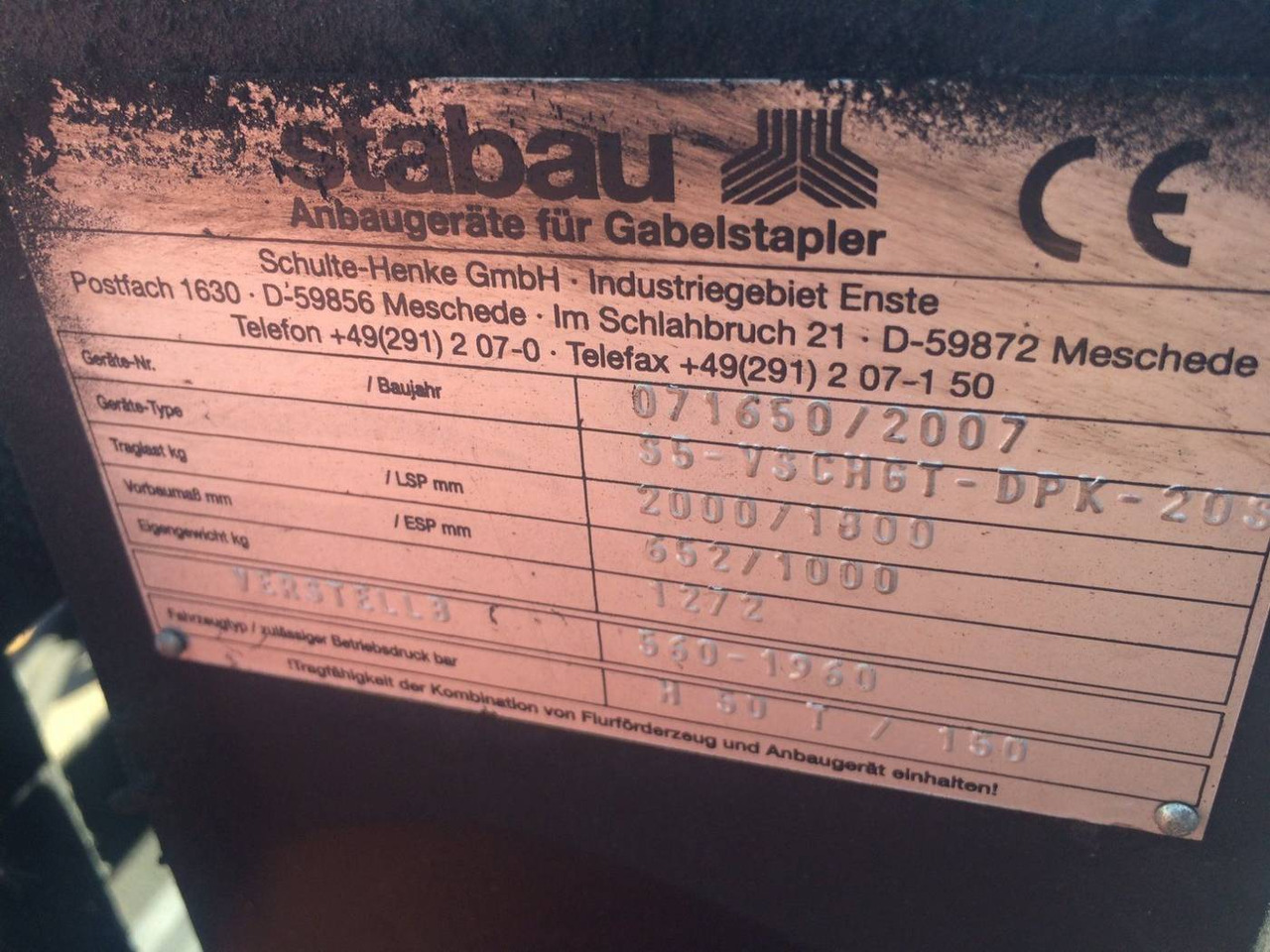 Stabau Double Pallet Handlers with Load Extender - Accessoire: photos 4 Stabau Double Pallet Handlers with Load Extender - Accessoire: photos 4