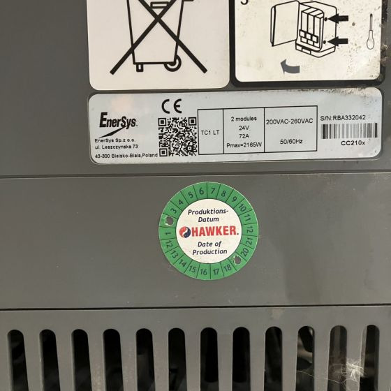 Hawker 24V/72A Lifetech TC1LT - Système électrique pour Matériel de manutention: photos 5 Hawker 24V/72A Lifetech TC1LT - Système électrique pour Matériel de manutention: photos 5