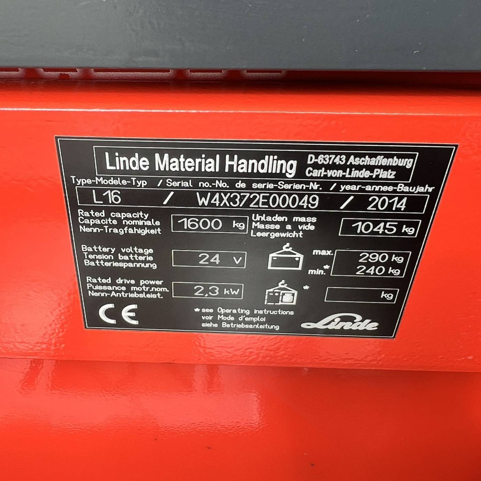 Linde L16 (372) en leasing occasion Linde L16 (372): photos 18