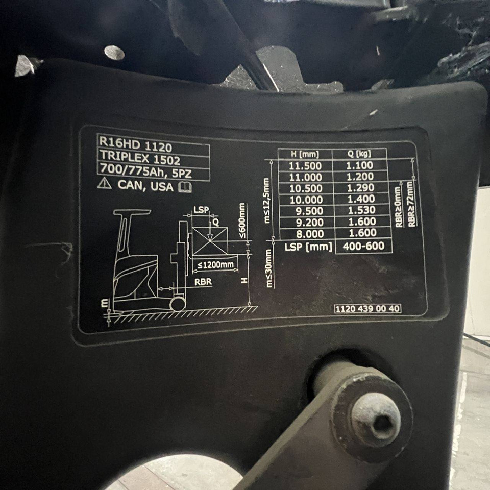 Chariot à mât rétractable Linde R16HD (1120): photos 9