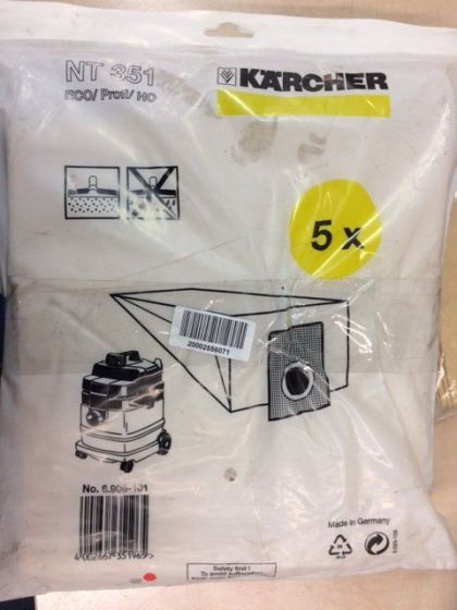 2XFilter bag Set 5X Kärcher Type 6.906-101.0 - Pièces de rechange pour Machine de nettoyage: photos 1 2XFilter bag Set 5X Kärcher Type 6.906-101.0 - Pièces de rechange pour Machine de nettoyage: photos 1
