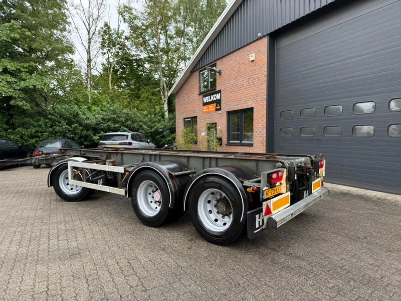 GS Meppel 28T Kiepende containeraanhangwagen! 640cm systeemlengte Centrale smering - Semi-remorque porte-conteneur/ Caisse mobile: photos 2 GS Meppel 28T Kiepende containeraanhangwagen! 640cm systeemlengte Centrale smering - Semi-remorque porte-conteneur/ Caisse mobile: photos 2