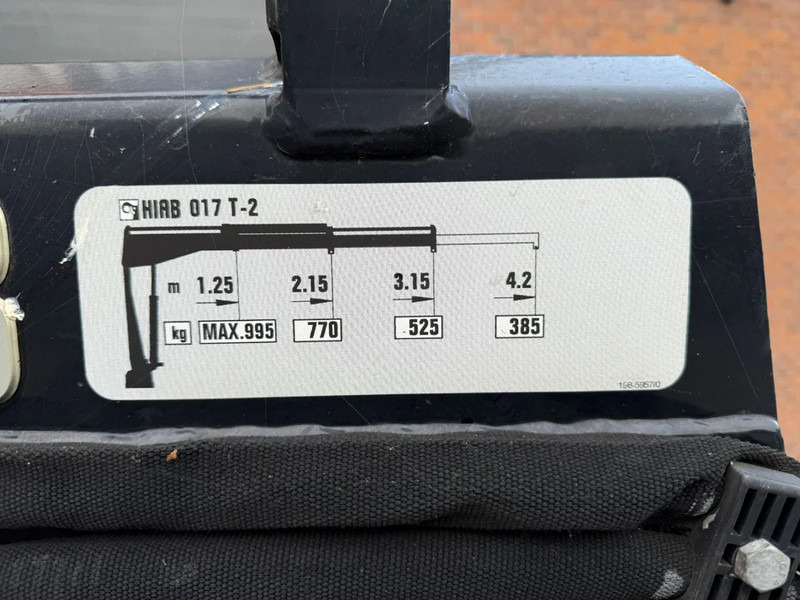 Utilitaire plateau Iveco 50c14 Erdgas/CNG Hiab kran/crane Pritsche: photos 12