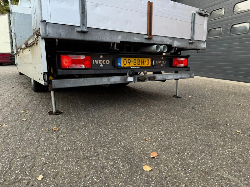 Utilitaire plateau Iveco 50c14 Erdgas/CNG Hiab kran/crane Pritsche: photos 11