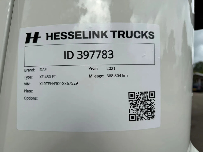 Tracteur routier DAF XF 480 SSC Super Space 2x tank LED 368.805KM ACC: photos 18