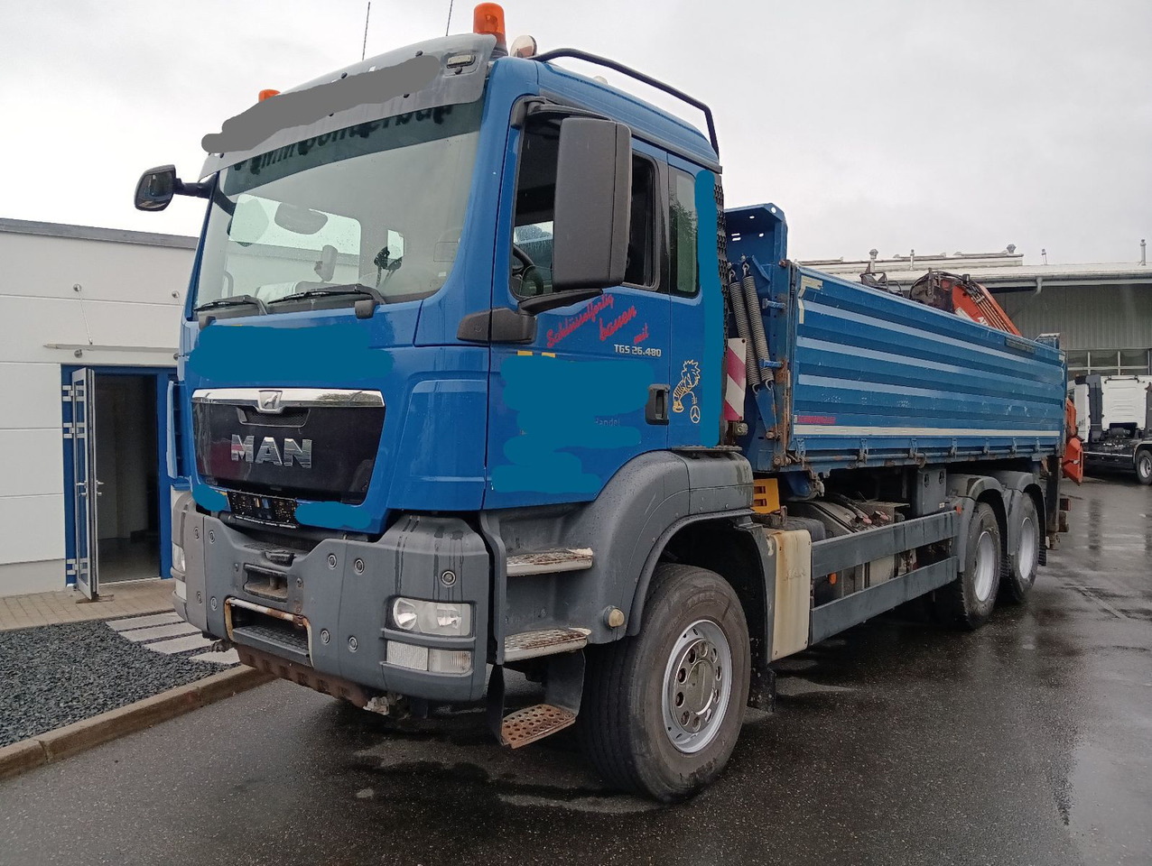 MAN TGS 26:480 6x4 EURO5 ATLAS 240.2E-A4 3-S-Kipper - Camion benne, Camion grue: photos 1 MAN TGS 26:480 6x4 EURO5 ATLAS 240.2E-A4 3-S-Kipper - Camion benne, Camion grue: photos 1