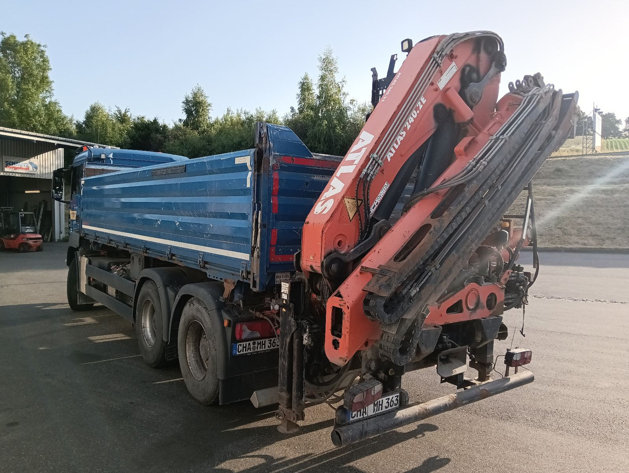 MAN TGS 26:480 6x4 EURO5 ATLAS 240.2E-A4 3-S-Kipper - Camion benne, Camion grue: photos 2 MAN TGS 26:480 6x4 EURO5 ATLAS 240.2E-A4 3-S-Kipper - Camion benne, Camion grue: photos 2