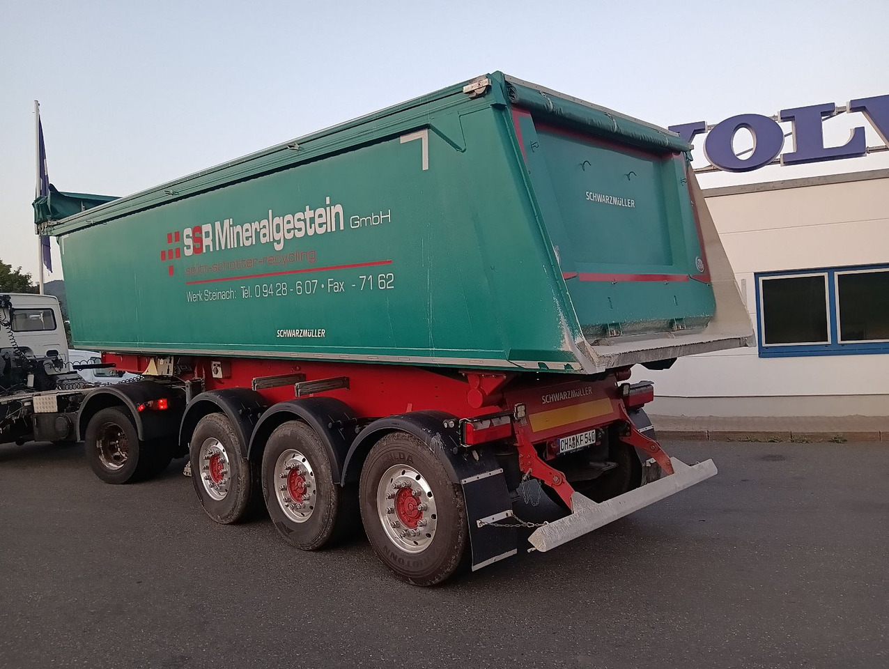 Semi-remorque benne Schwarzmüller 3-A Alumulde ALCOA 27m3 SAF Lift 5,4t el.Verdeck: photos 11