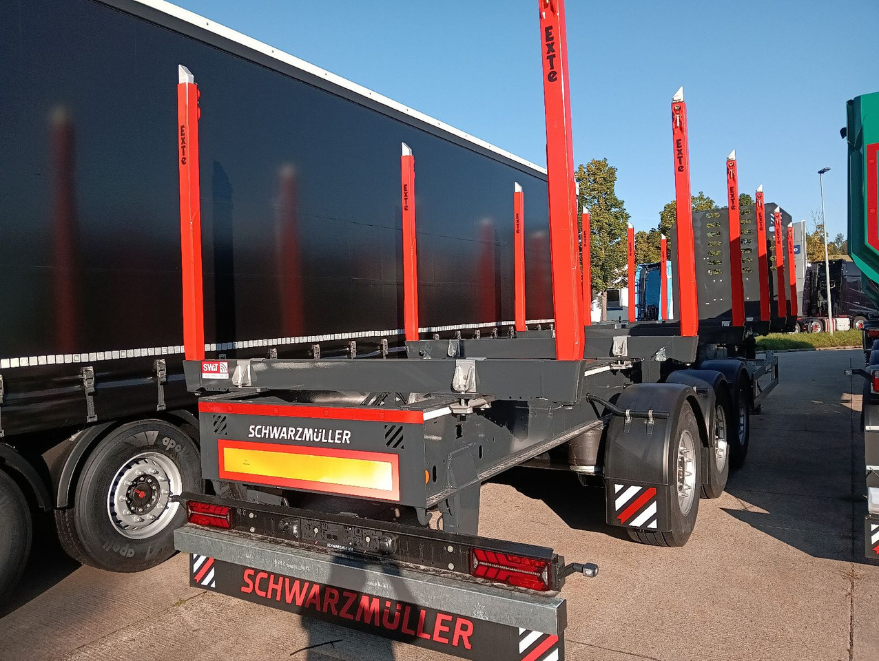 Semi-remorque grumier neuf Schwarzmüller 3-A Rungensattel 6xExte144S 5560kg NEU sofort Schwarzmüller 3-A Rungensattel 6xExte144S 5560kg NEU sofort: photos 19