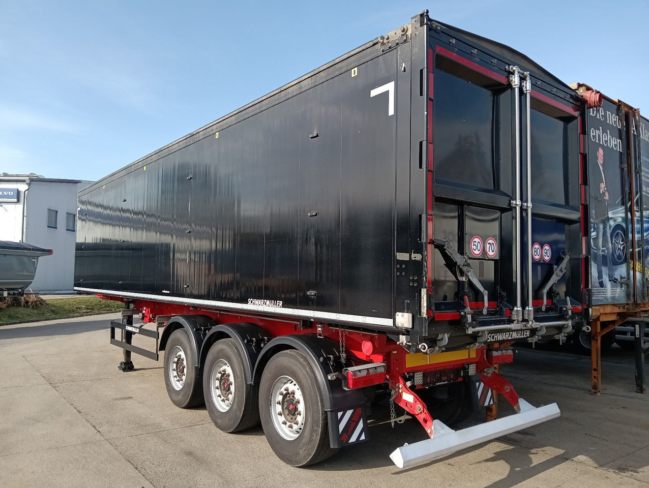 Schwarzmüller K-Serie ALU 54m3 Getreide 6250kg TopZustand - Semi-remorque benne: photos 1 Schwarzmüller K-Serie ALU 54m3 Getreide 6250kg TopZustand - Semi-remorque benne: photos 1
