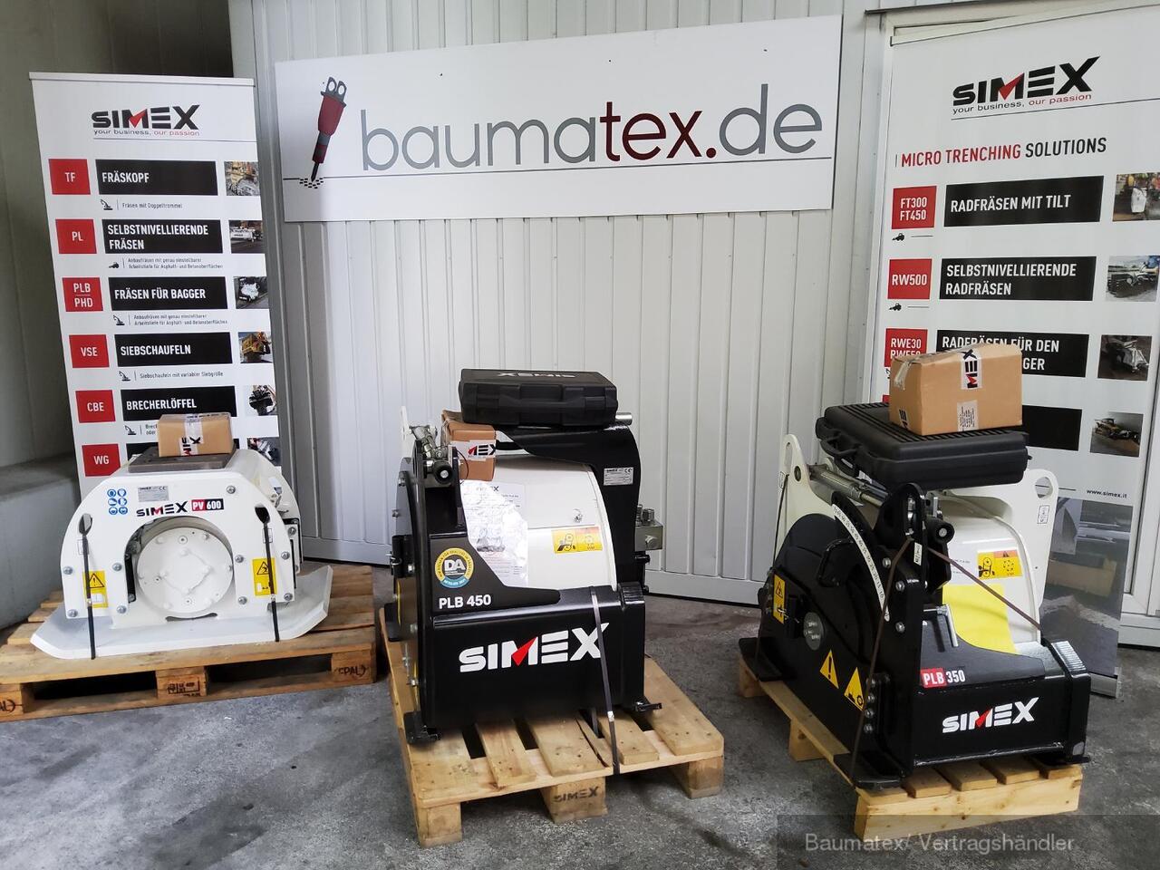 Simex PLB350/ 450 für Bagger von 6,5- 15to. - Fraiseuse à froid: photos 1 Simex PLB350/ 450 für Bagger von 6,5- 15to. - Fraiseuse à froid: photos 1