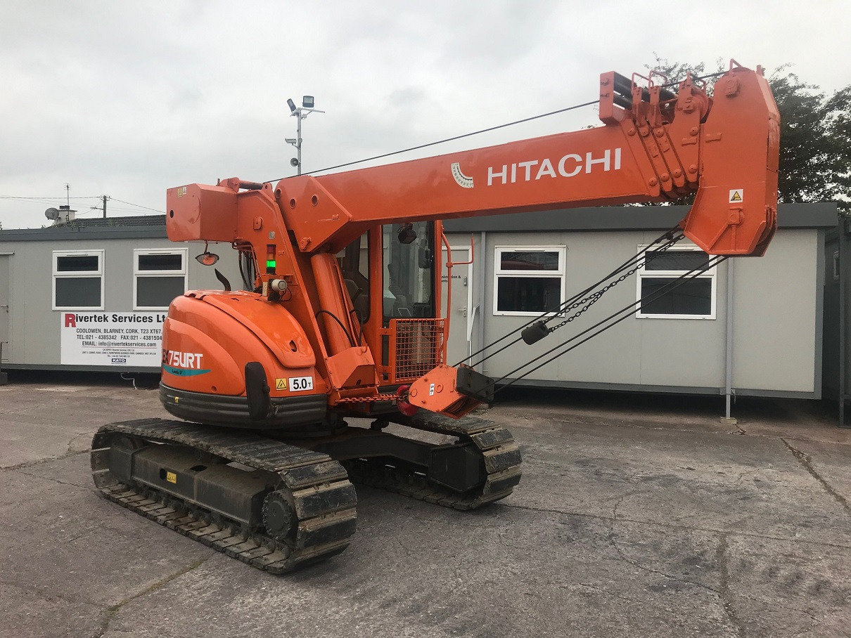 HITACHI EX75URT, 5 Ton Tele Crawler Crane - Grue mobile: photos 3 HITACHI EX75URT, 5 Ton Tele Crawler Crane - Grue mobile: photos 3
