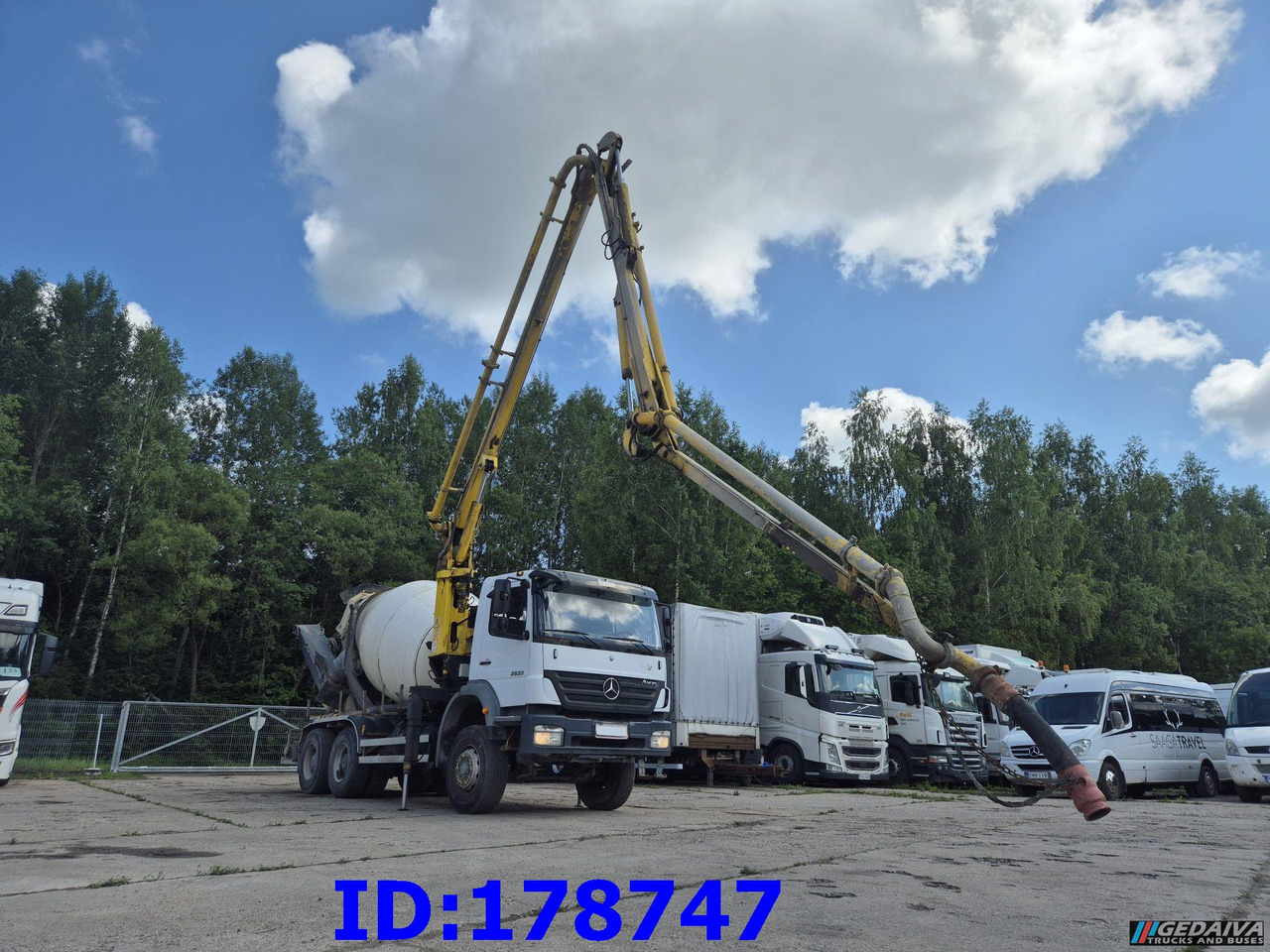 MERCEDES-BENZ Axor 2633 6x4 Schwing 750 - Camion pompe: photos 4 MERCEDES-BENZ Axor 2633 6x4 Schwing 750 - Camion pompe: photos 4