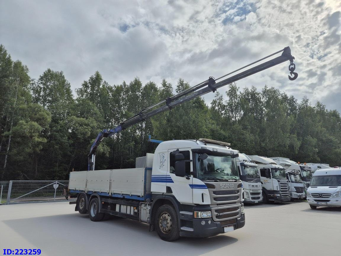 SCANIA P450 6x2 Steering axle Euro6 + PM 13.5SP - Camion plateau: photos 1 SCANIA P450 6x2 Steering axle Euro6 + PM 13.5SP - Camion plateau: photos 1