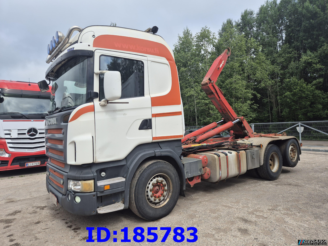 SCANIA R500 6x2 Hook lift - Camion ampliroll: photos 1 SCANIA R500 6x2 Hook lift - Camion ampliroll: photos 1