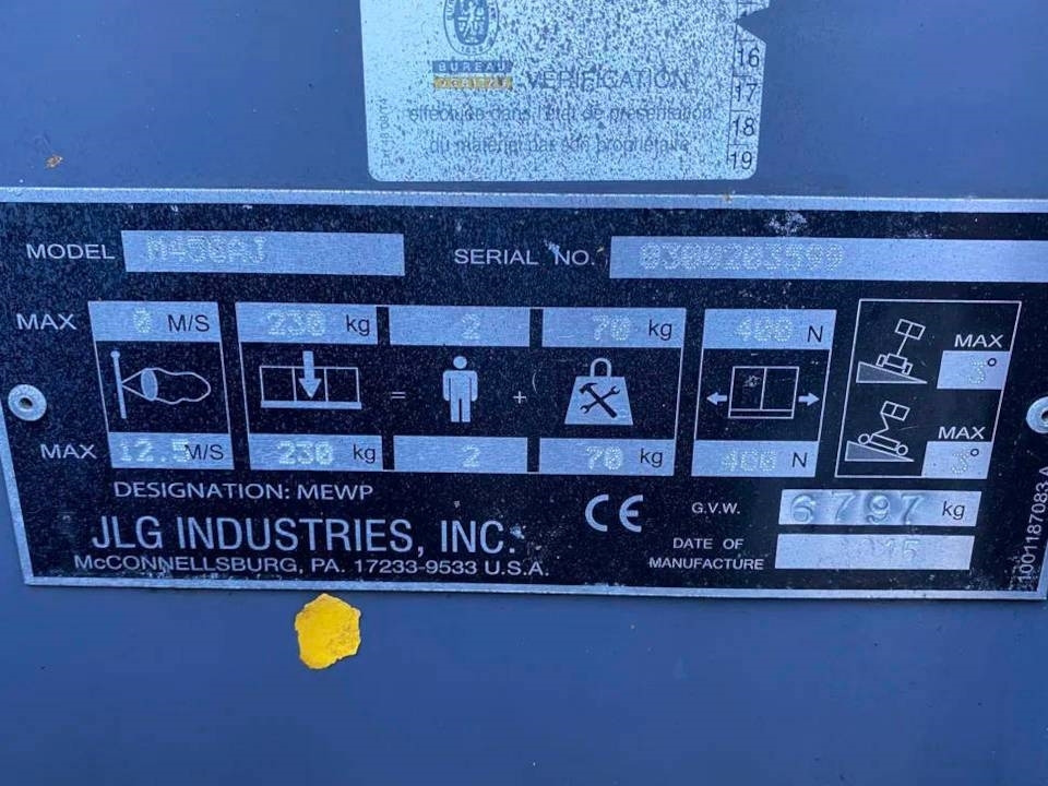 JLG M 450 AJ - Nacelle articulée: photos 4 JLG M 450 AJ - Nacelle articulée: photos 4