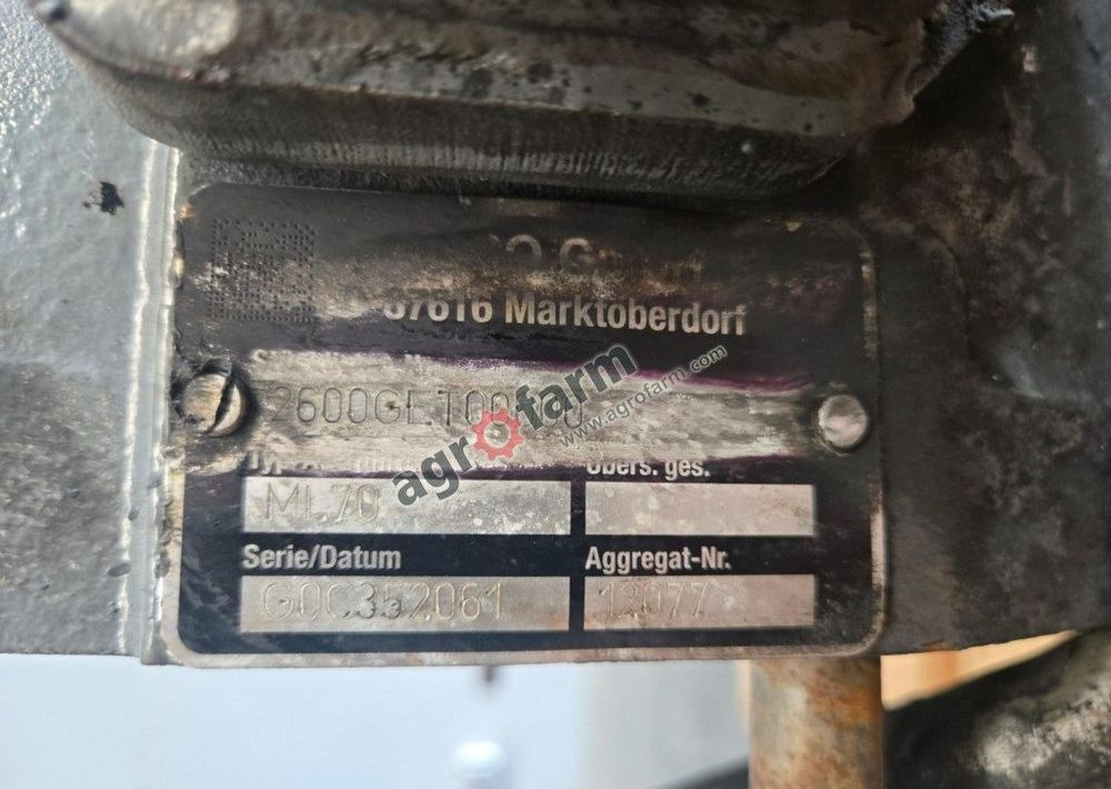 Skrzynia biegów Fendt 210 F Vario, ML70 - Boîte de vitesse: photos 2 Skrzynia biegów Fendt 210 F Vario, ML70 - Boîte de vitesse: photos 2