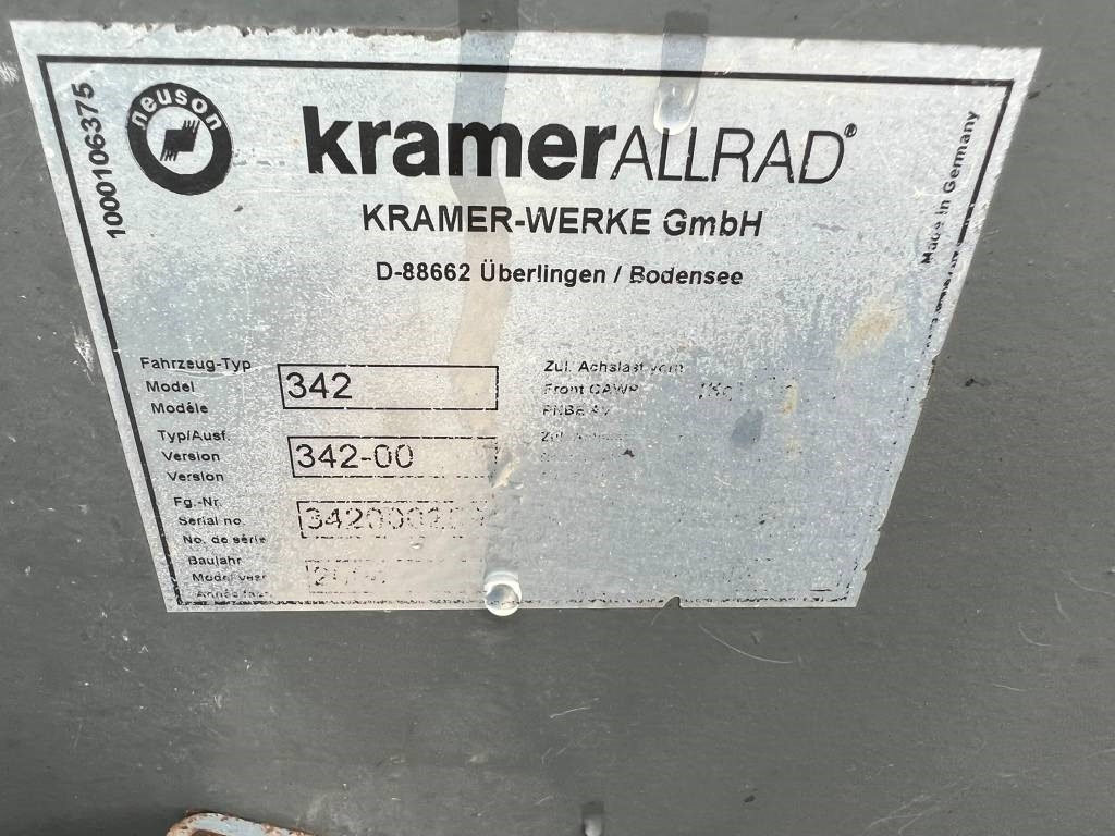 Chargeuse sur pneus Kramer 380 shovel: photos 13