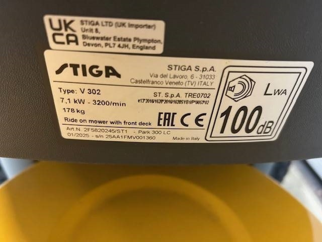 Stiga Park 300 lc Frontmaaier - Motofaucheuse: photos 4 Stiga Park 300 lc Frontmaaier - Motofaucheuse: photos 4